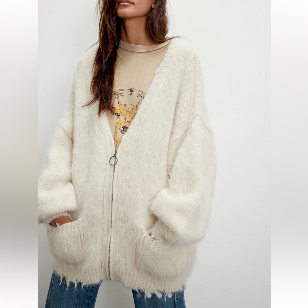 NWT- Free People Teddy Cardi